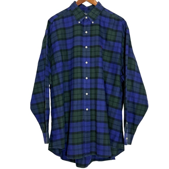 Polo Ralph Lauren Other - Polo Ralph Lauren Men’s “The Big Shirt” – Black Watch Tartan XL